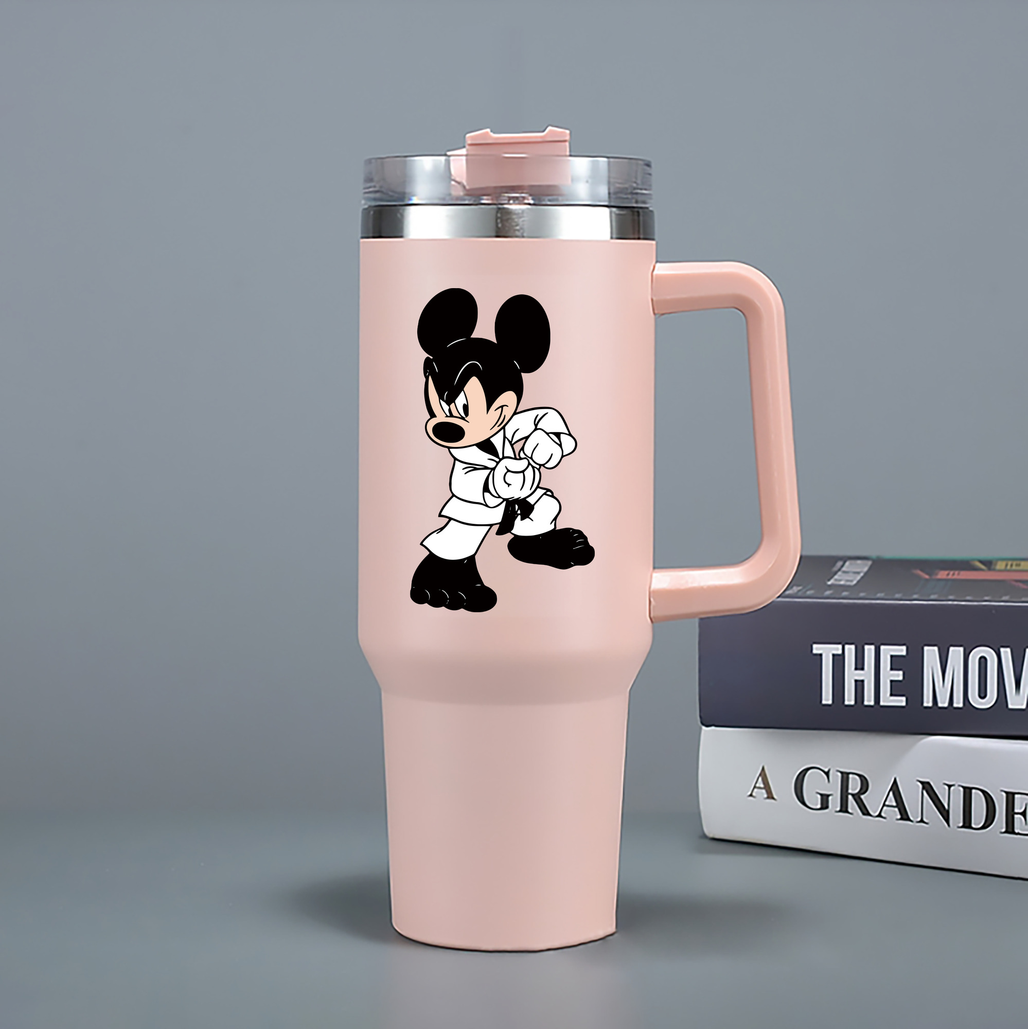 （画像用） ミッキーマウス Mickey Mouse 1200mL車用タンブラー（カラープリント）
